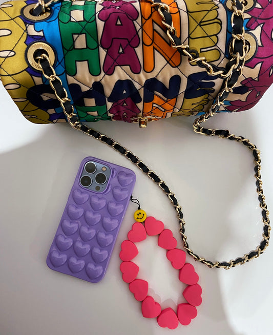 Lilac Love Heart Case