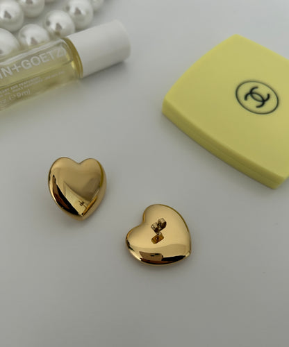 Love Heart Stud Earrings