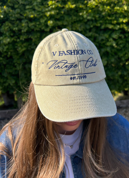Vintage Club Cloud Wash Cap