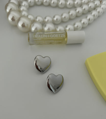 Love Heart Stud Earrings