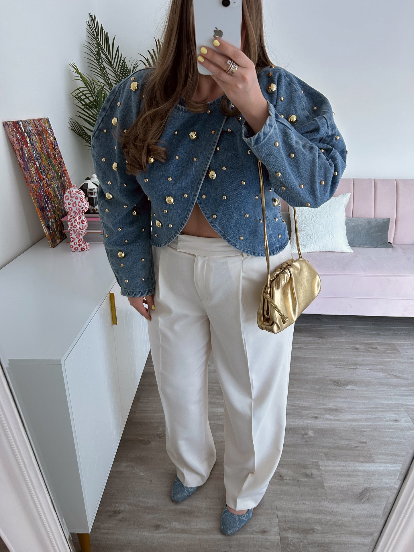 Tori Denim Top