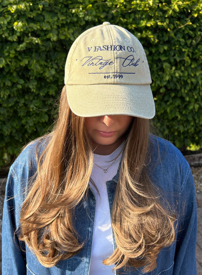 Vintage Club Cloud Wash Cap