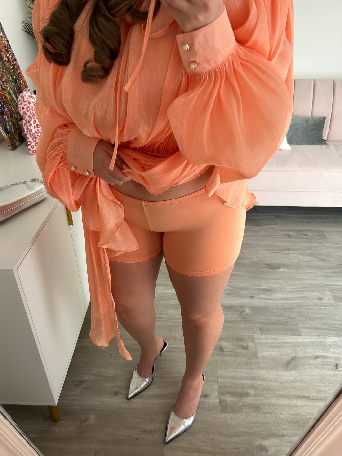 Lyra Coral Dress