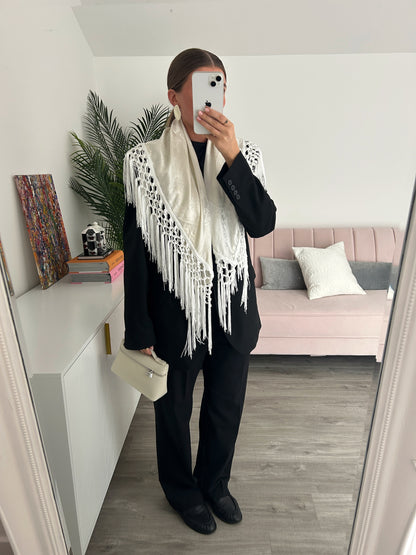 Freya Fringe Multi-Wear Scarf