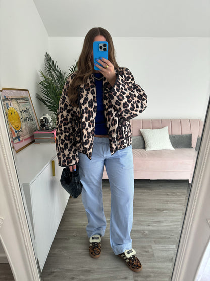 Lio Leopard Print Jacket