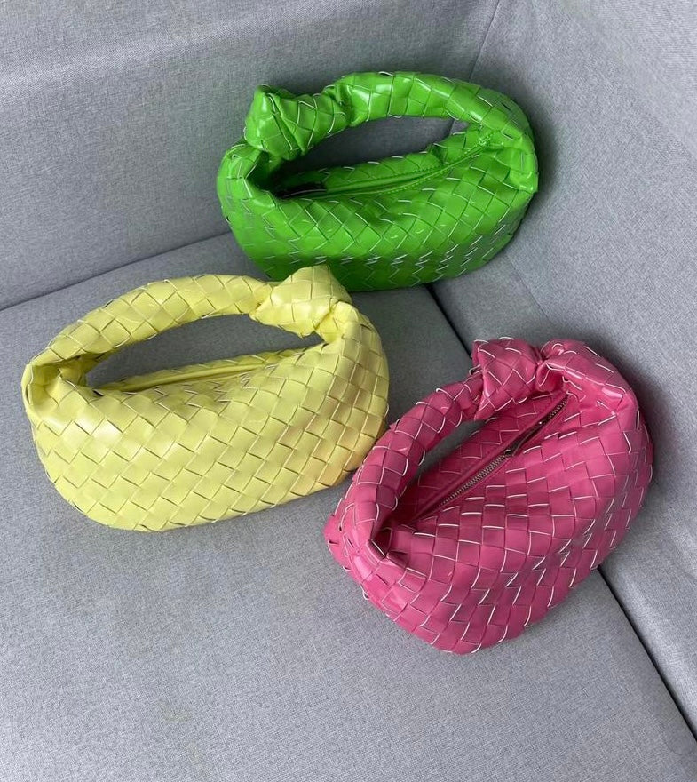 Brea Patent Knot Bag